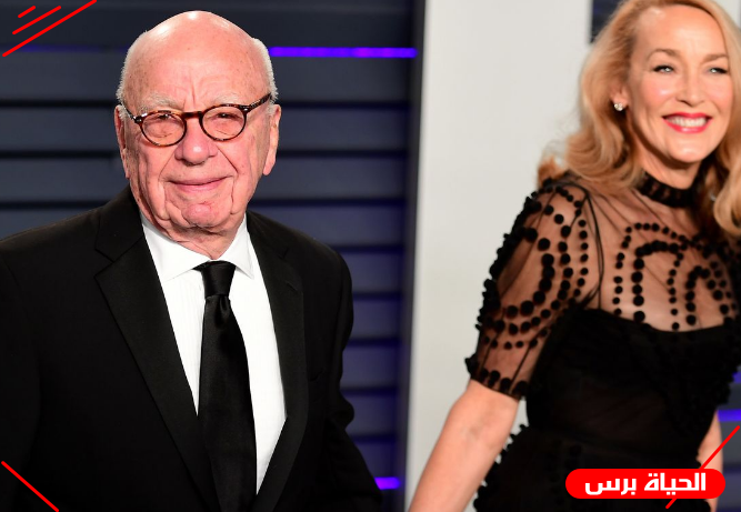 Rupert Murdoch and Jerry Hall .. انفصال روبرت مردوخ وجيري هول